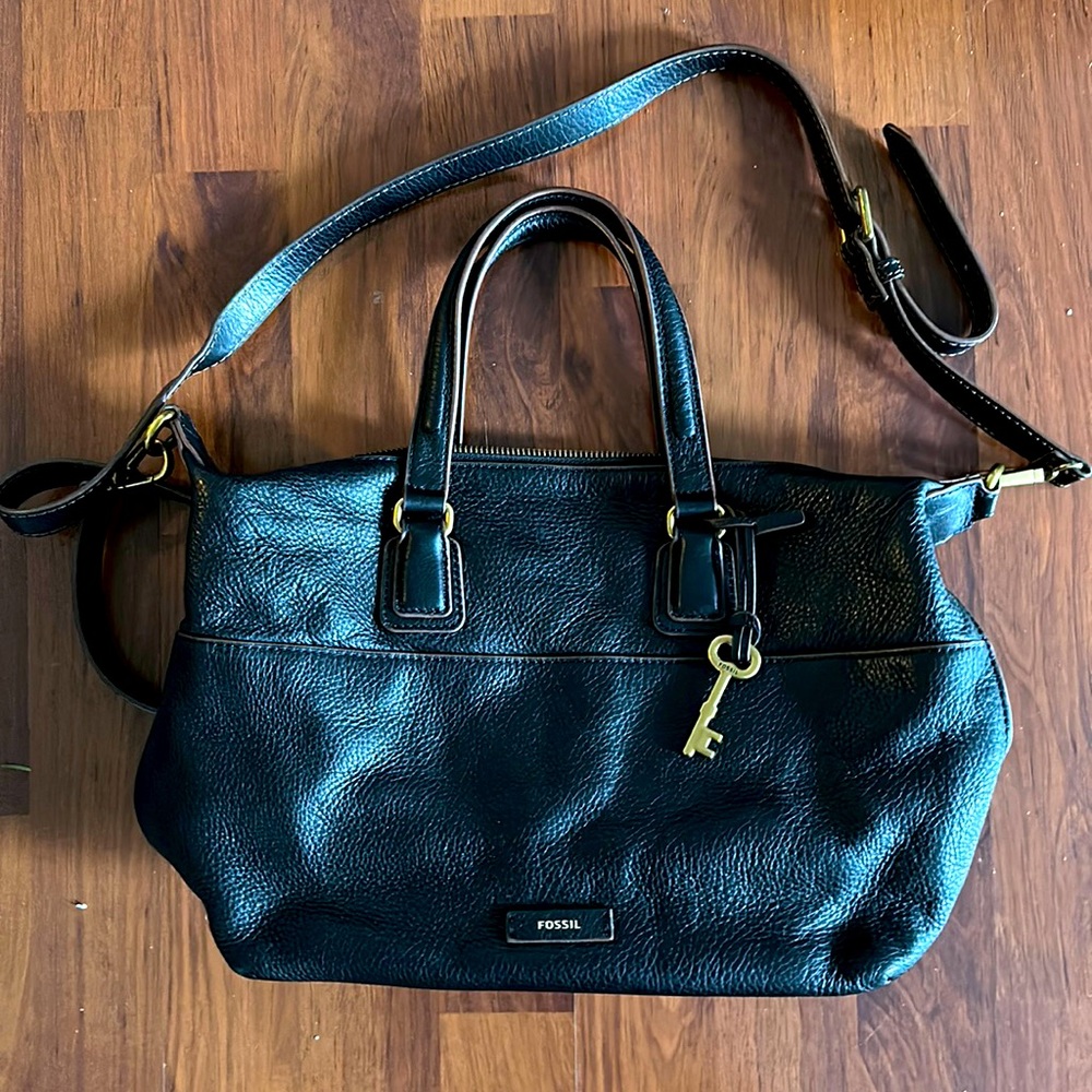 Leather handbag